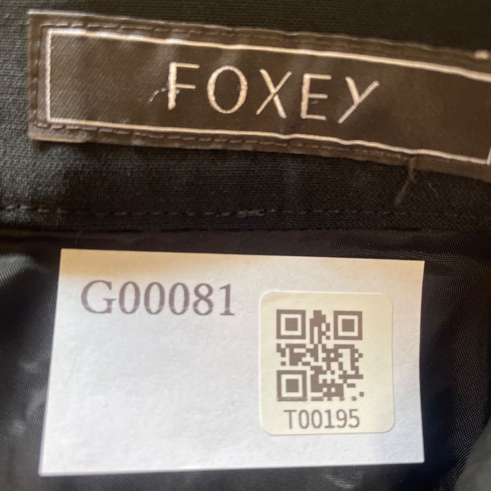 フォクシー ロングフ ースカート ウール 無地 秋冬～通年 レディース M相当黒 ブラック系 G0081 SIROKUMA-CORPORATION_COM