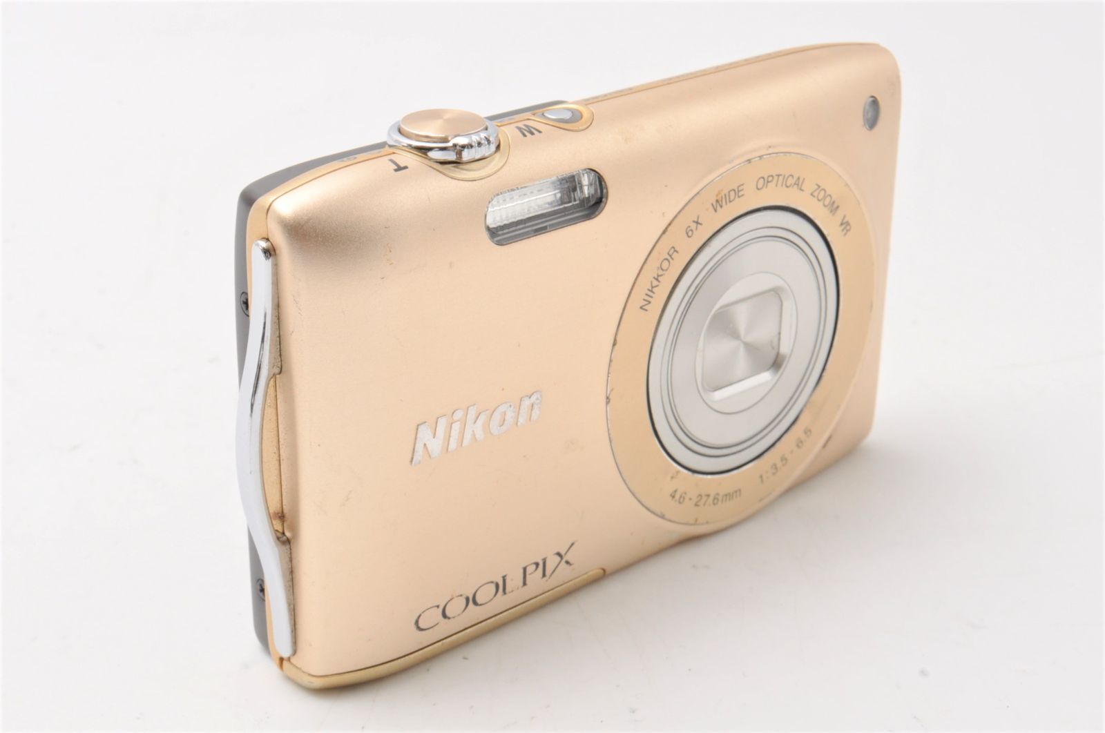 本物保証】 ニコン Nikon COOLPIX カメラ※動作確認済み gold S3300