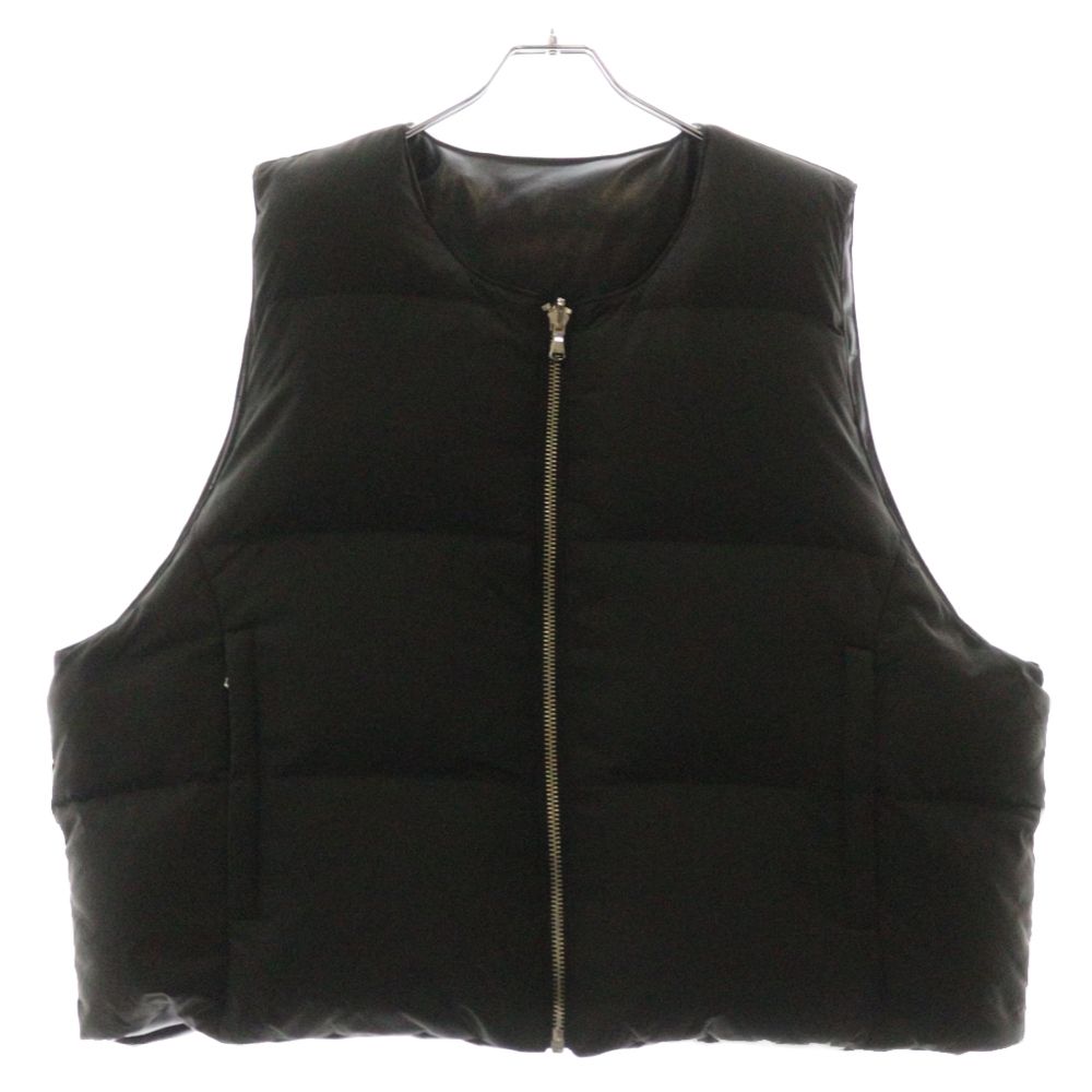 [美品] MLVINCE メルヴィンス リモンタ リバーシブル ダウンベスト L MLVINCE (メルヴィンス) LIMONTA REVERSIBLE DOWN VEST BLACK