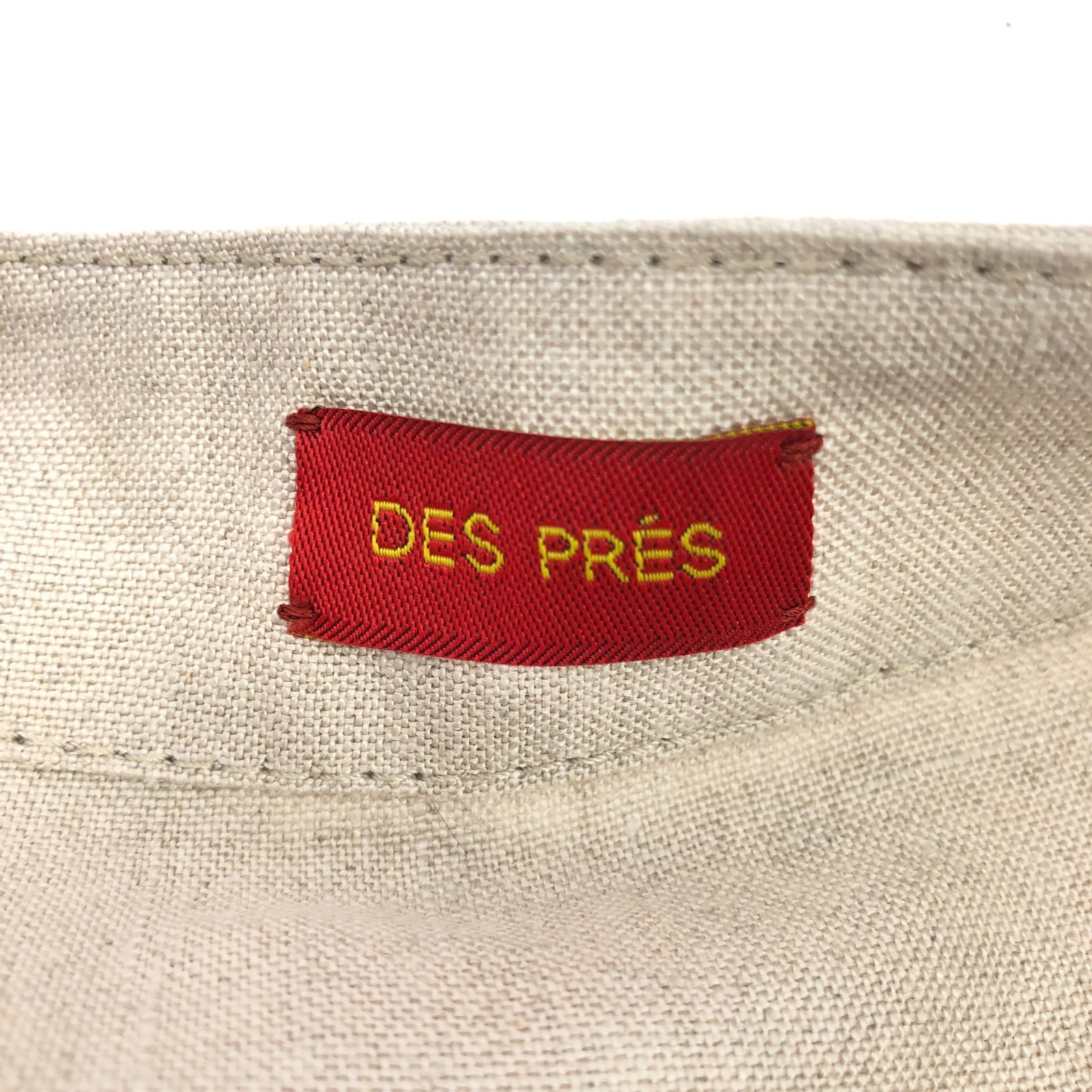 DES PRÉS デ・プレ リネン コート ジャケット ベージュ系 サイズ