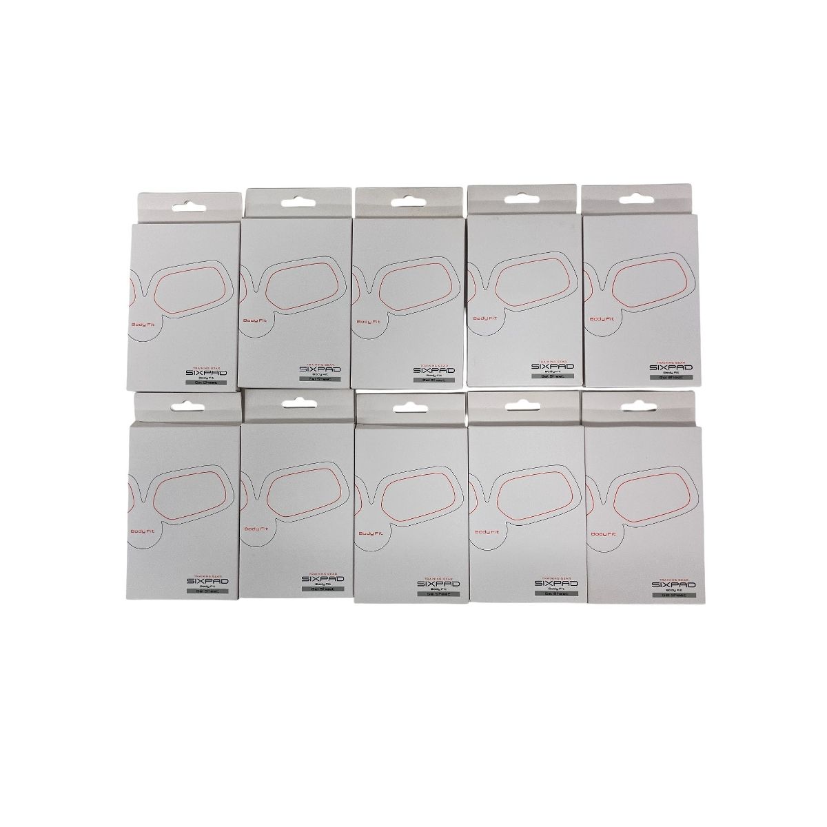 MTG SIXPAD SP-BJ2012C シックスパッド ボディフィット高電導ジェルシート 10点セット Z10542846