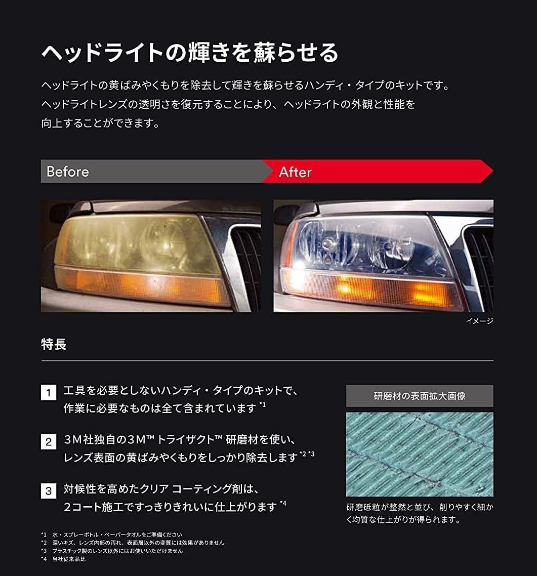スリーエム 3M ヘッドライト 用 クリア コーティング 39173