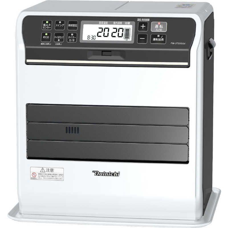 送料無料 ♥ 未開梱 ダイニチ工業 石油ファンヒーター SGXタイプ 木造10畳まで コンクリート13畳まで タンク容量9.0L プレミアムマットホワイト FW-3725SGX-W