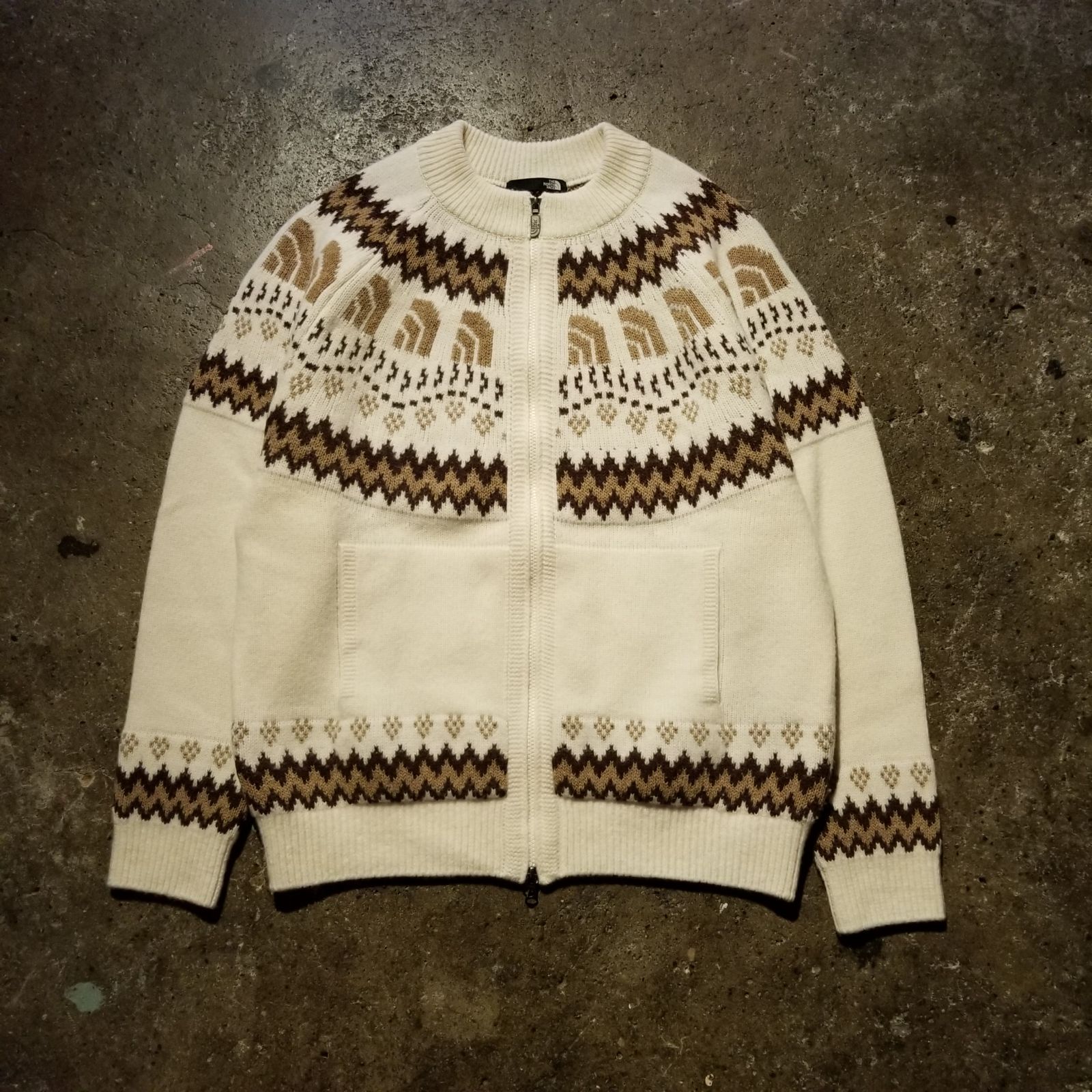 THE NORTH FACE 24AW ハーフドームノルディックドライバーズニット XL 