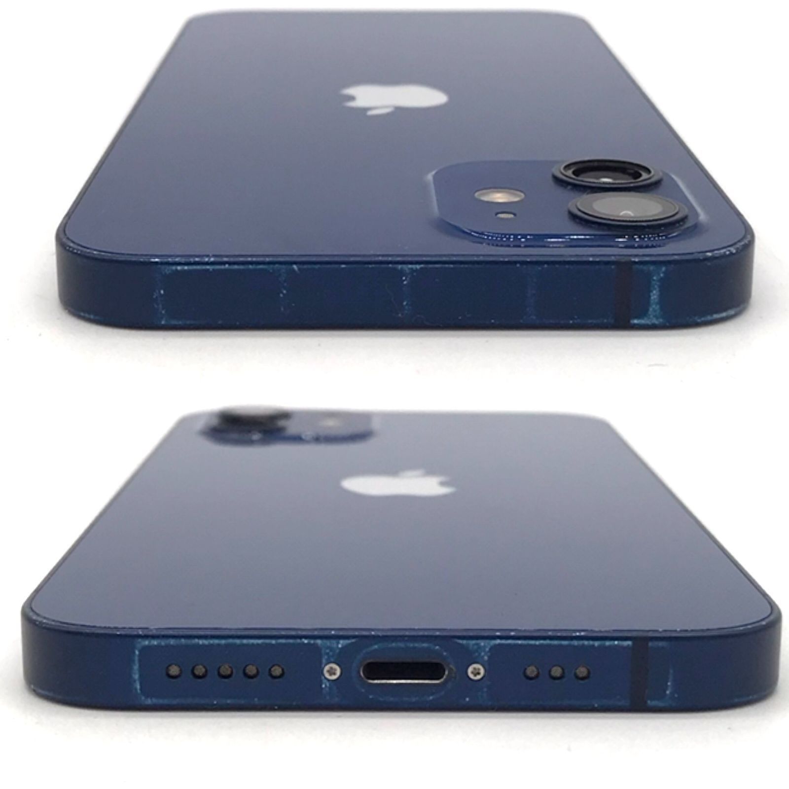 ▽【Dランク/ジャンク品】国内版SIMフリー iPhone12 64GB ブルー 