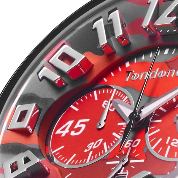テンデンス Tendence 腕時計 ガリバー カモ レッド×ブラック 迷彩