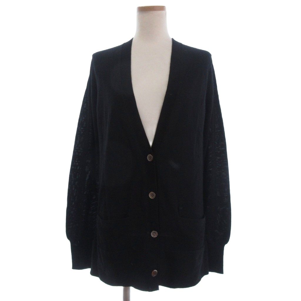 24 sacai サカイ黒 ニットカーディガン Vネック 長袖 24 sacai サカイ黒 ニットカーディガン Vネック 長袖 24 sacai サカイ