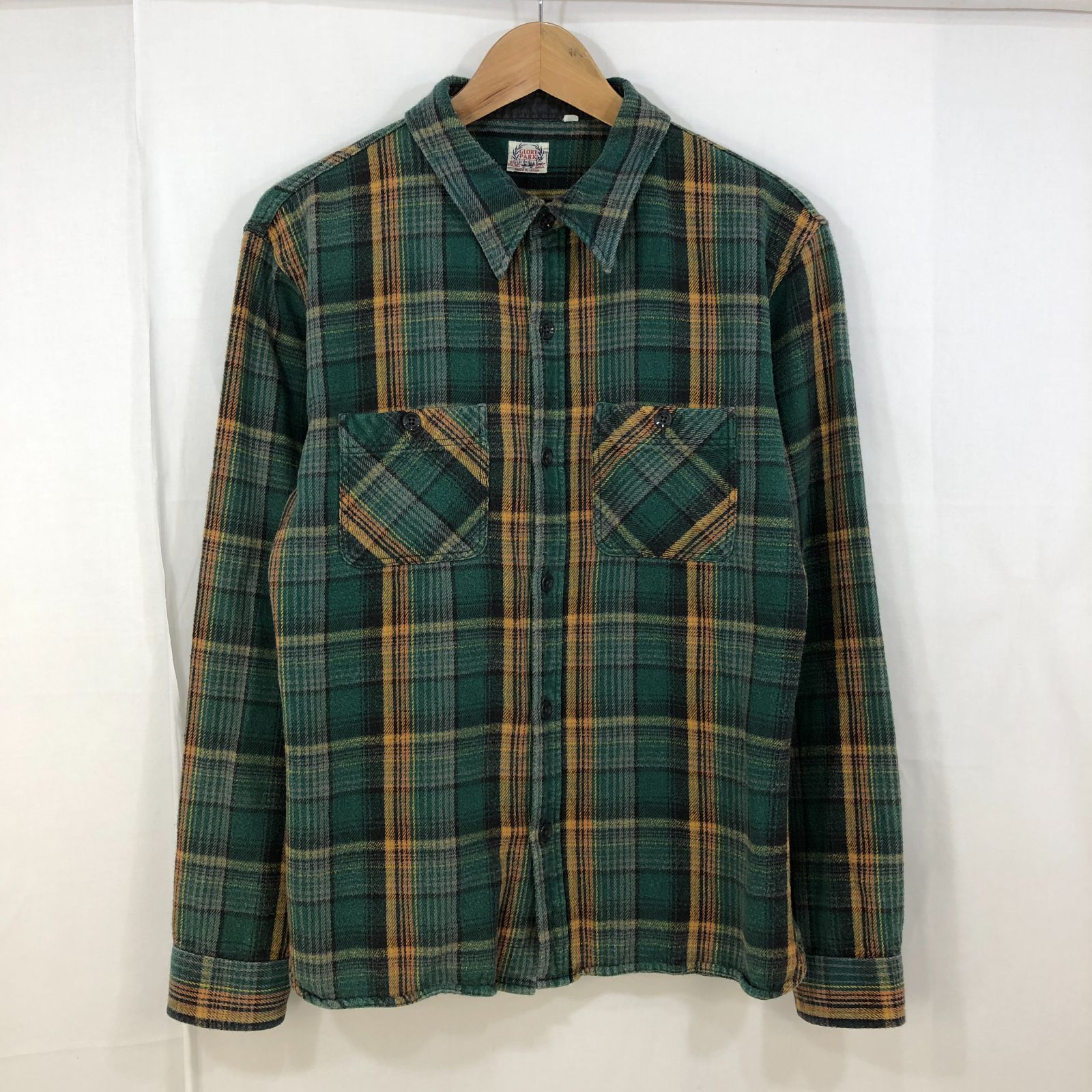 THE FLAT HEAD GLORY PARK フラットヘッド チェック ネルシャツ サイズ 