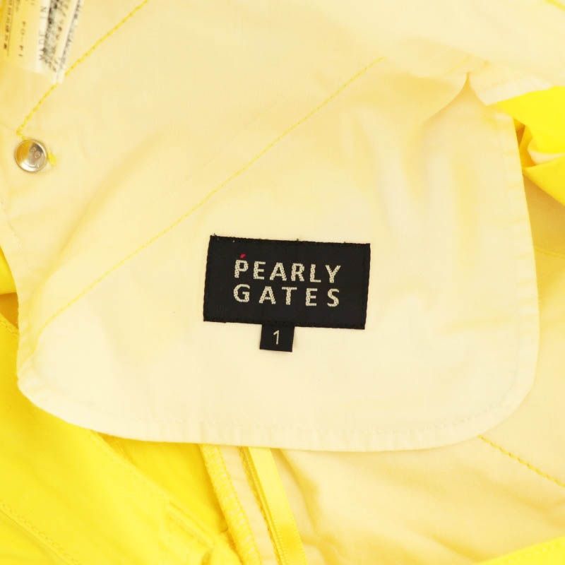 PEARLY GATES イエロースカート　サイズ0 パーリーゲイツ PEARLY GATES スカート ミニ 台形 1 イエロー