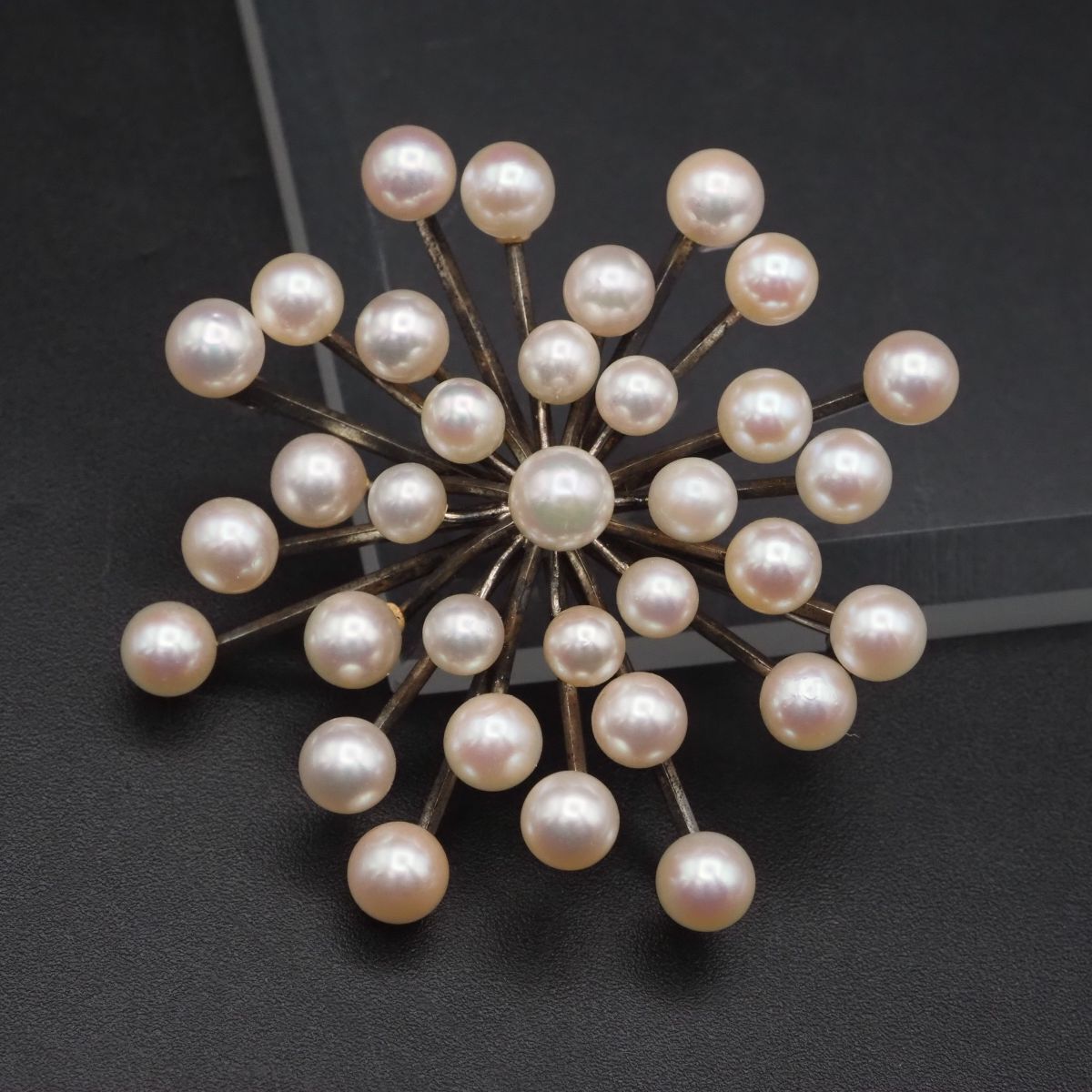 シルバー 真珠 リング クラシックスタイル　pm900刻印 シルバー 真珠 リング クラシックスタイル pm900刻印 プラチナ(Pm900