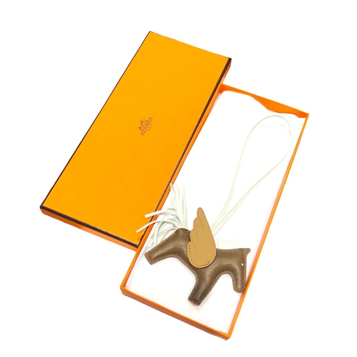 中古】 HERMES エルメス ペガサス ロデオチャームPM アニューミロ