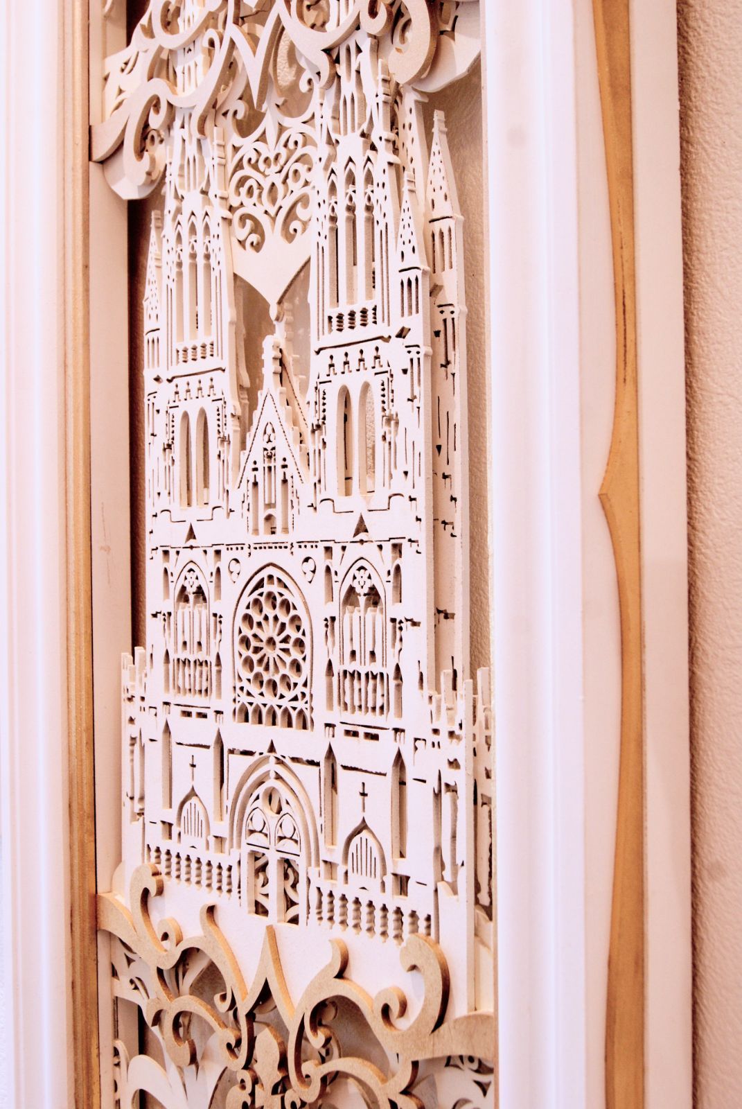 むにゅむにゅ ムニュムニュ 間接照明 ライト 絵画 切り絵 パネル