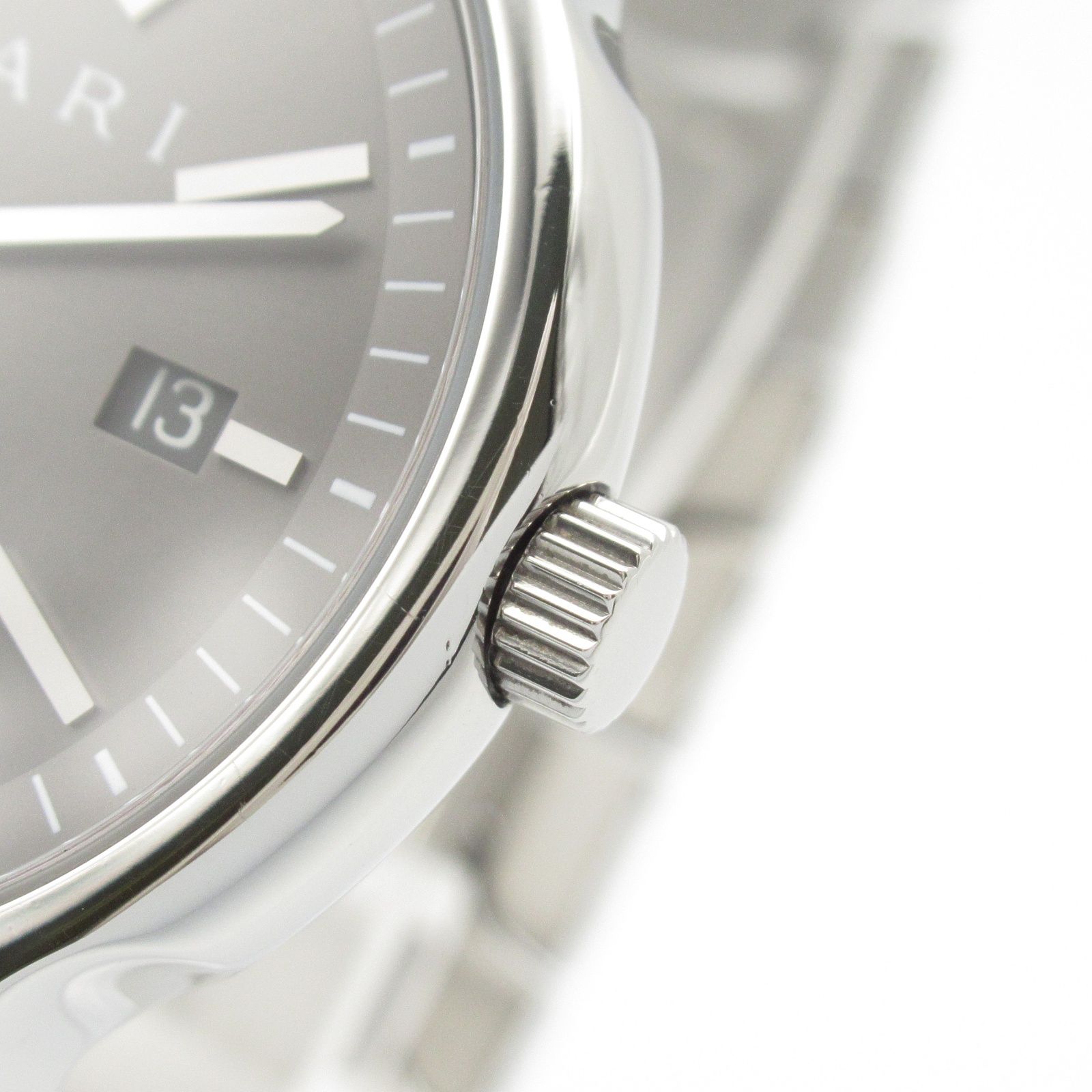 ブルガリ BVLGARI 腕時計 ソロテンポ ST35S グレー ステンレス