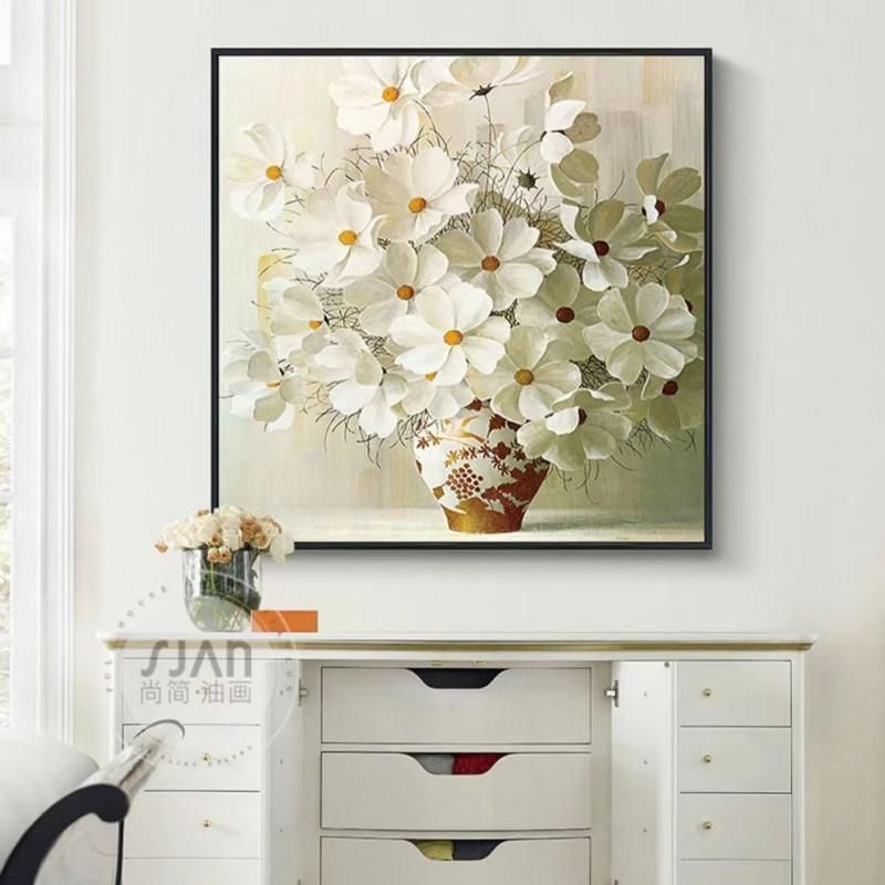 赤字覚悟!絵画 抽象的な油絵寝室の絵 絵枠が付き インテリア 絵