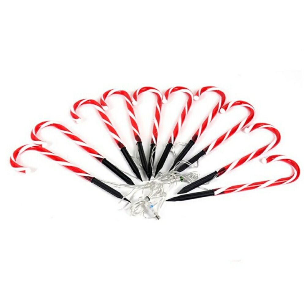 クリスマス LED キャンディースティック 10ピースセット US 【公式通販】