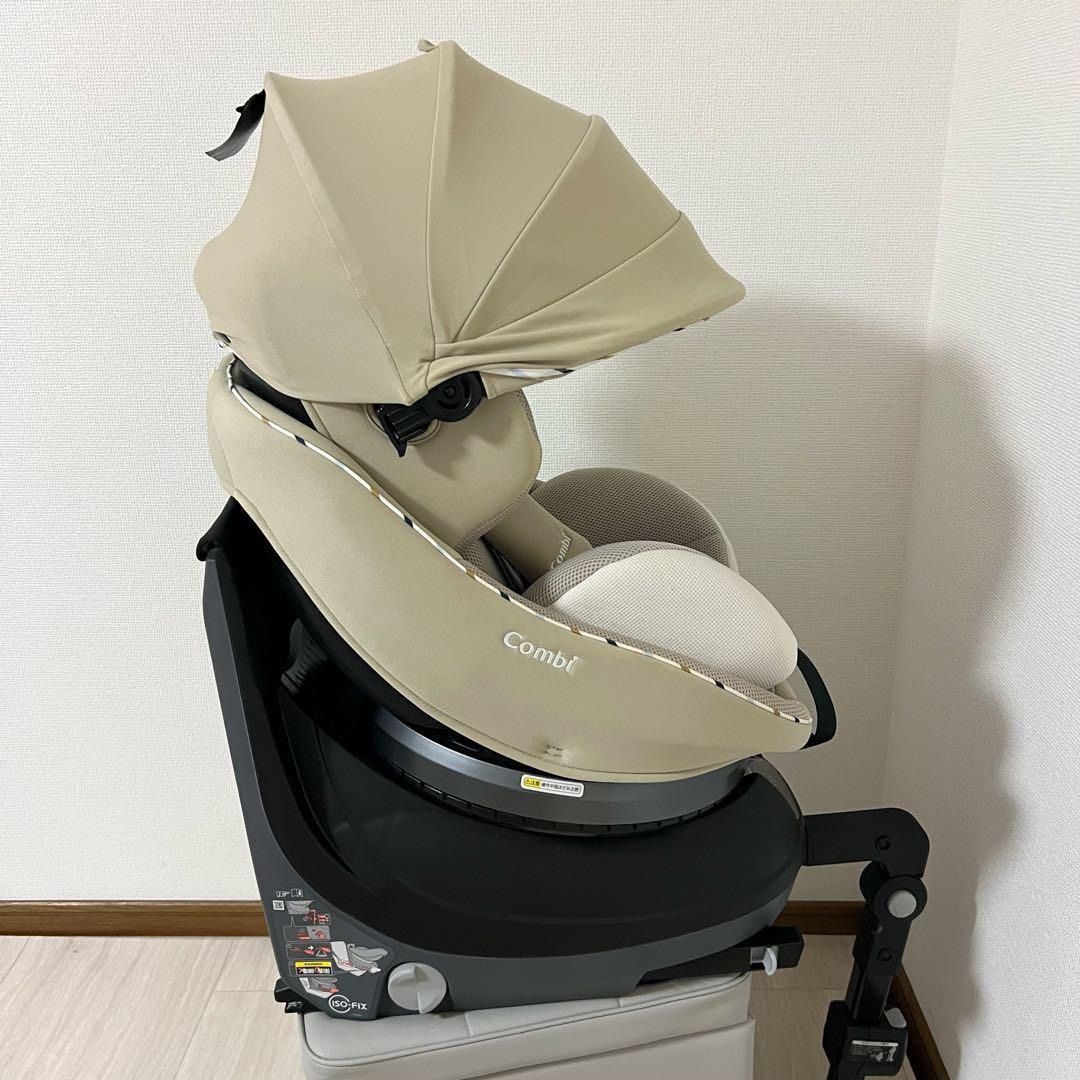 オンライン 数回のみ使用 クルムーヴスマートISOFIX JN-570 ベージュ