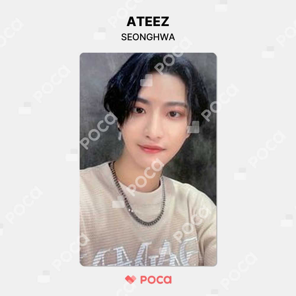 最高品質の ATEEZ ソンファ】 Pocamarket トレカ 公式 hello82 Songs Season タレントカード