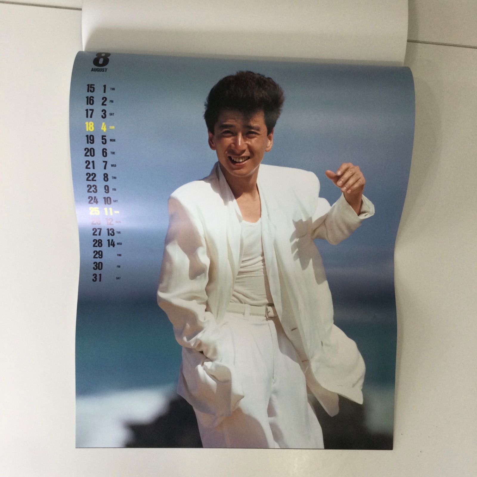 ①錦織一清 カレンダー 1991年/少年隊 ジャニーズ 1991年 錦織一清 カレンダー 集英社 - メルカリ