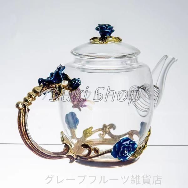 青花後手茶心壷　急須　煎茶道具 青花後手茶心壷 急須 煎茶道具