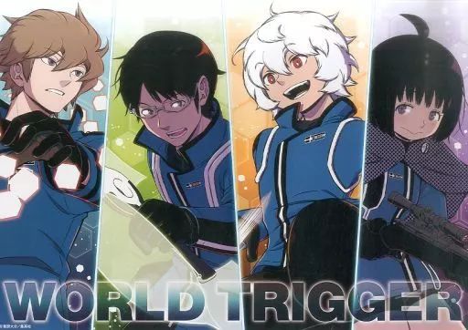 ワールドトリガー イラストポスターコレクション全8種セット 中古】ポスター 三雲隊 「ワールドトリガー イラストポスター