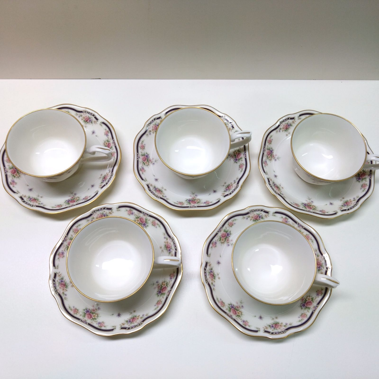 722 Noritake ノリタケ コンテンポラリー カップ ソーサー 5客 セット