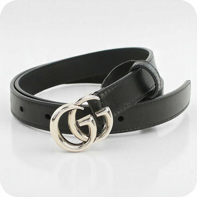 グッチ GUCCI ベルト レディース ファッション小物 スリムベルト グッチ ベルト レディース GU88583 ダブルG スリムベルト - メルカリ