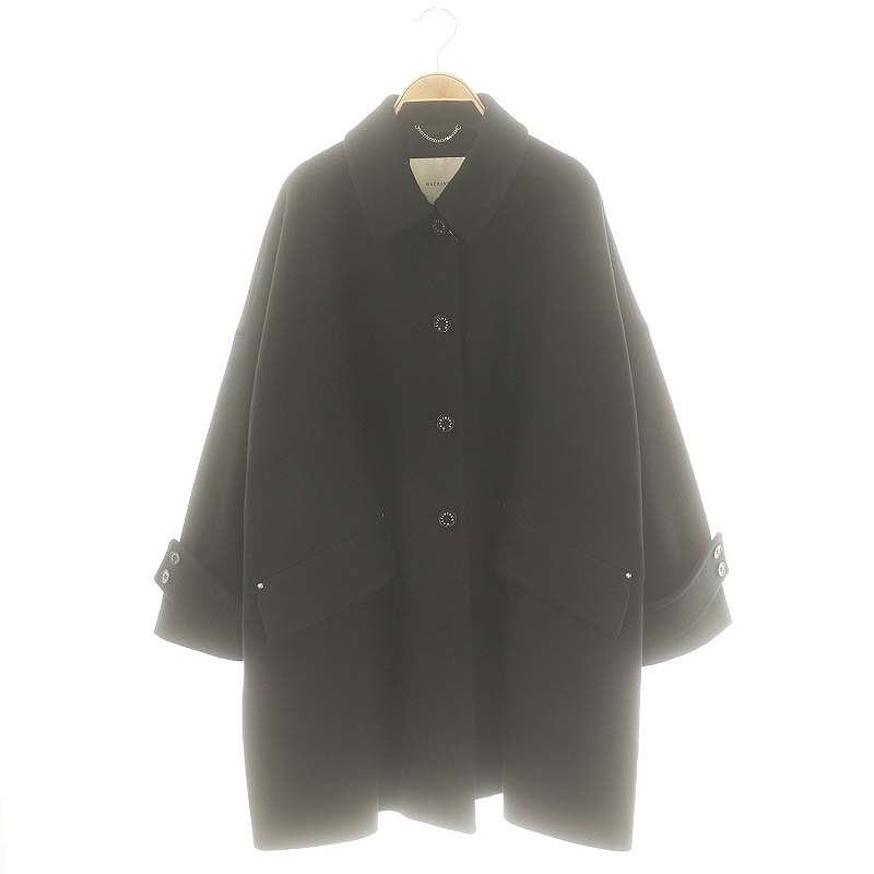 マッキントッシュ MACKINTOSH 22AW HUMBIE OVERSIZED SHORT COAT ショートコート ステン コート アウター 6 ブラック |DF OS AD