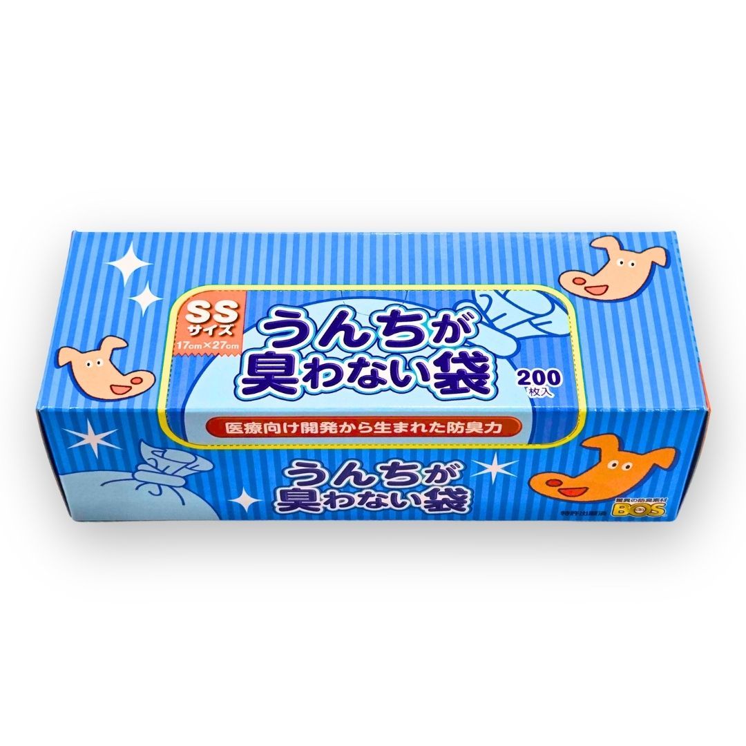 うんちが臭わない袋 SS 200枚 おむつが臭わない袋代用 BOS ボス 防臭袋 消臭袋 非常用トイレ 携帯トイレ 簡易トイレ 防災 糞 散歩 ペット  汚物 犬 猫 ドッグ キャット 赤ちゃん ベビー 臭くない クリロン化成 食パン袋 - メルカリ