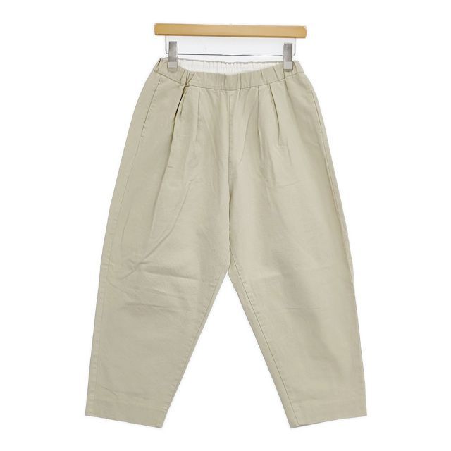 SP STASTNY PRODUKT エシュペー チノクロスタックワイドテーパードパンツ SP44135-6L6 チノパンツ ベージュ レディース 5-0927G∞