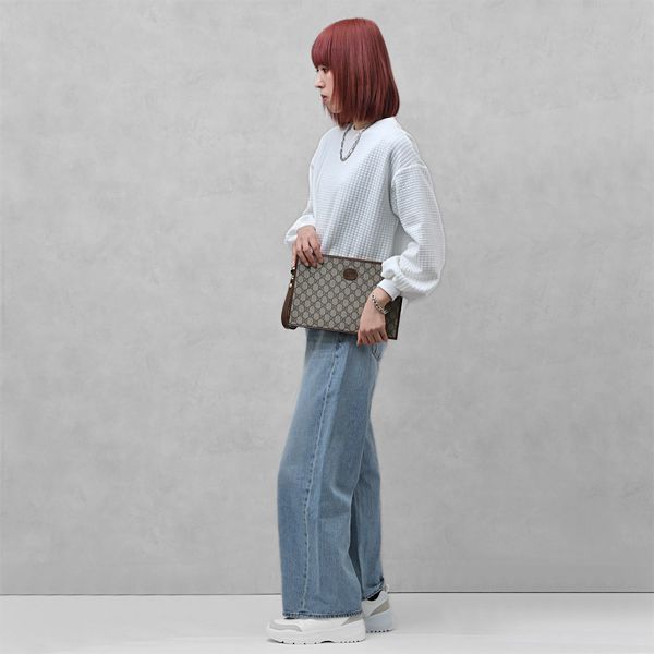グッチ GUCCI インターロッキングG GGスプリームキャンバス