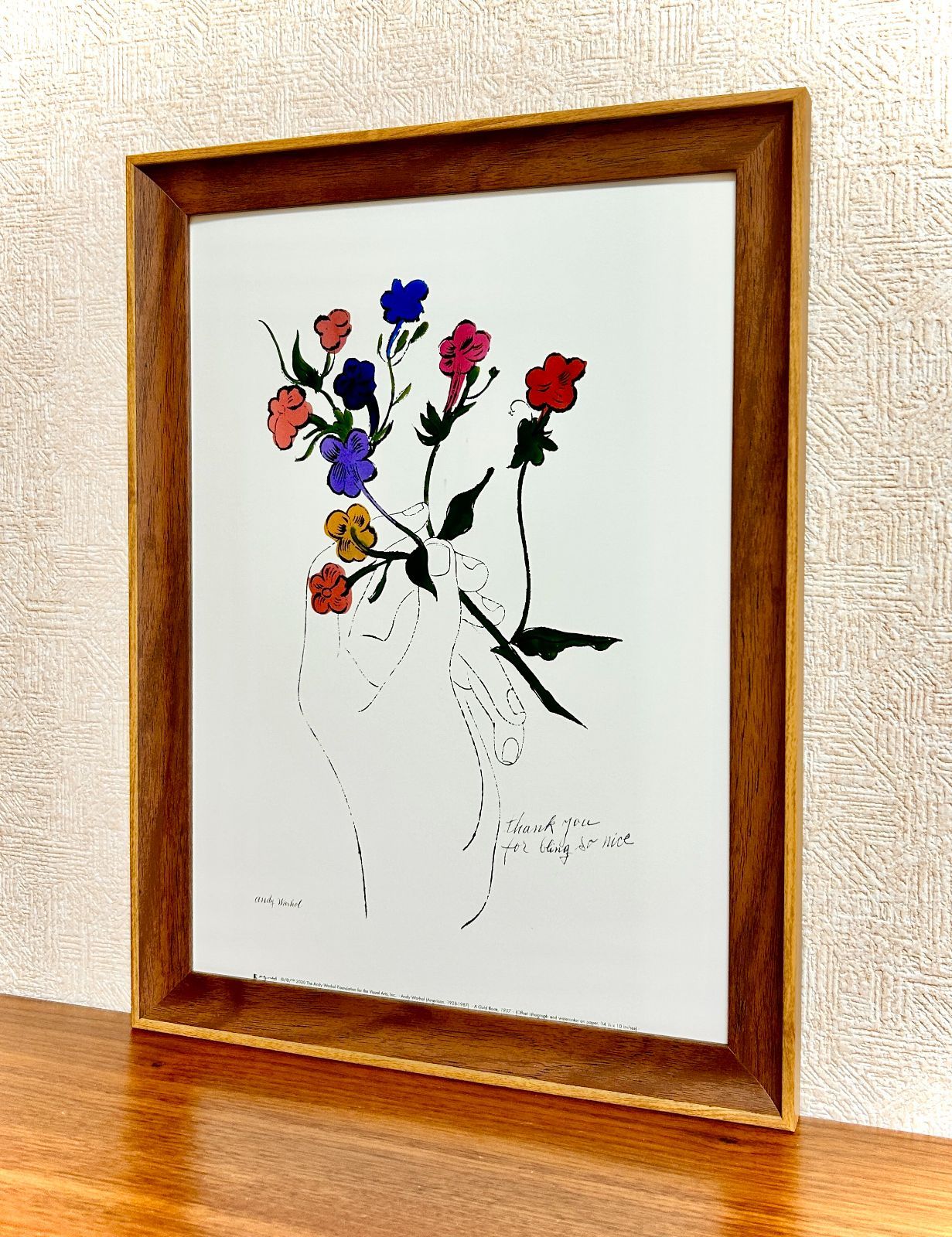 新品☆額付アートポスター☆絵画☆Andy warhol☆アンディ・ウォーホル