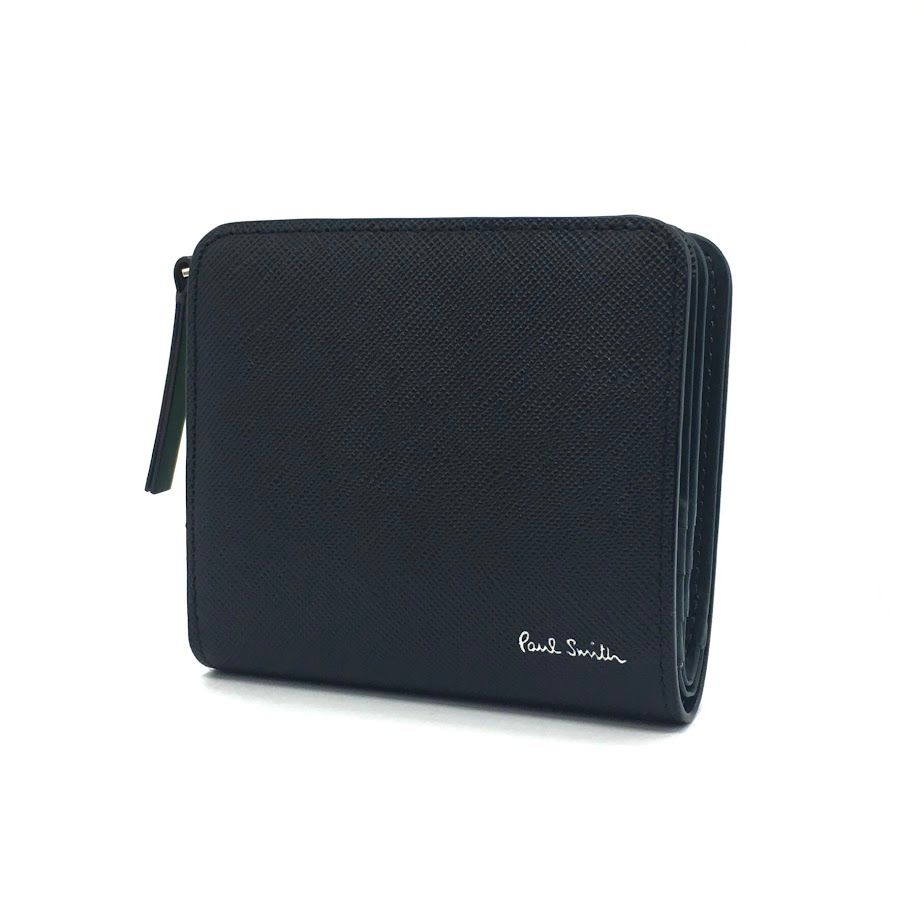 倉吉店 Paul Smith | ポール スミス 二つ折り財布 ブライトストライププラー 813-019 ブラック 124