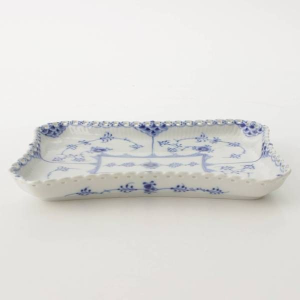 未使用 ロイヤルコペンハーゲン ホワイトフルーテッド フルレース スクエア S ロイヤルコペンハーゲン】Royal Copenhagen ブルーフルーテッド フル