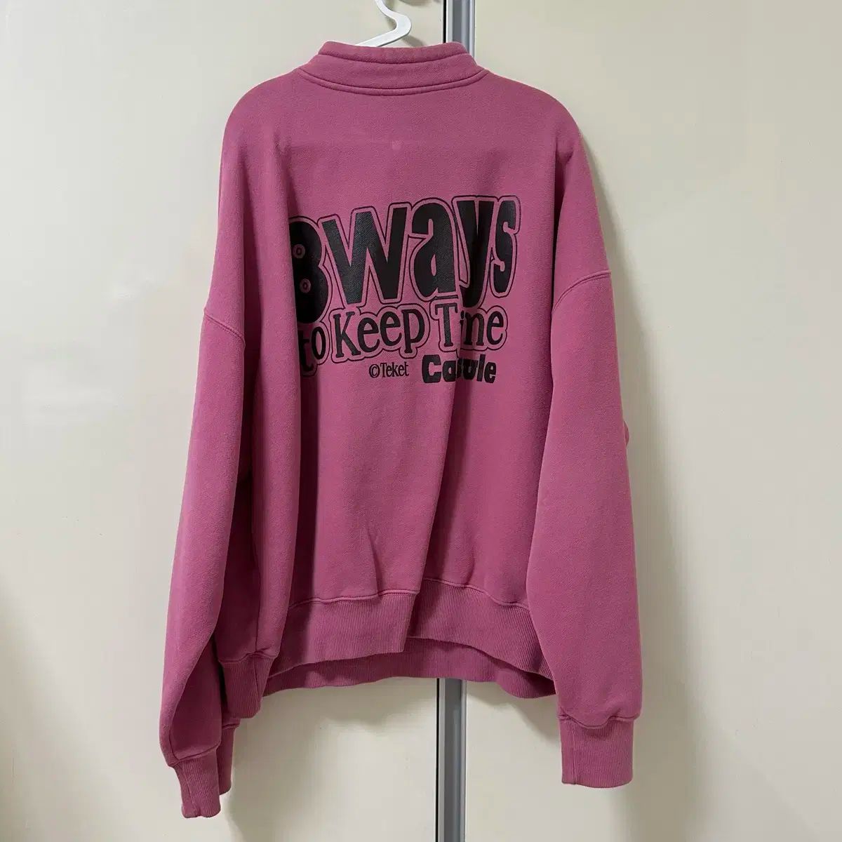  テケット 8 ways ハーフ ジップアップ スウェットシャツ M トレーナー スウェット トップス