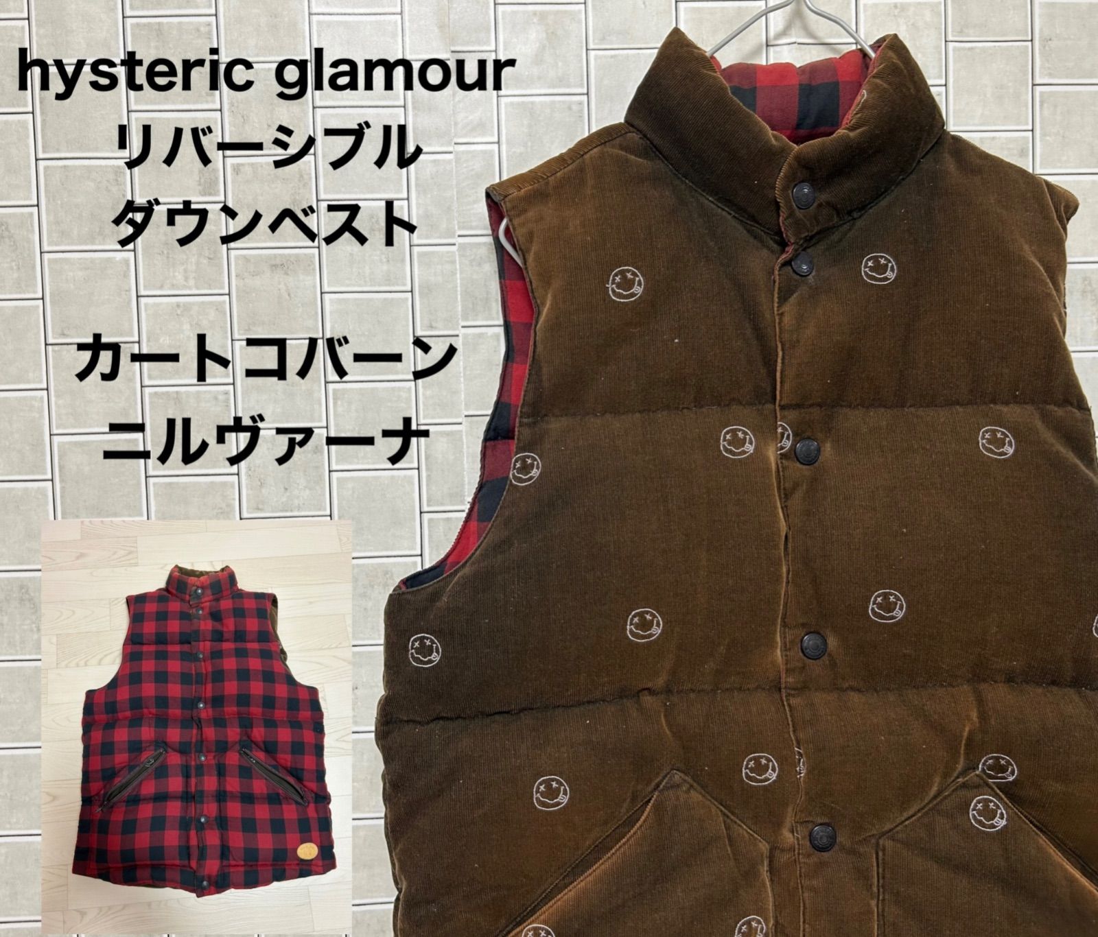 ヒステリックグラマー Nirvana ヒス×カートコバーン スマイリー  