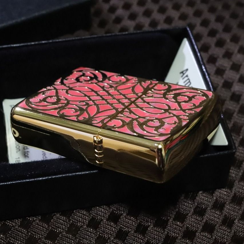 Armor ZIPPO アラベスク ピンクシェル アーマージッポー Armor ZIPPO アラベスク ピンクシェル アーマージッポー