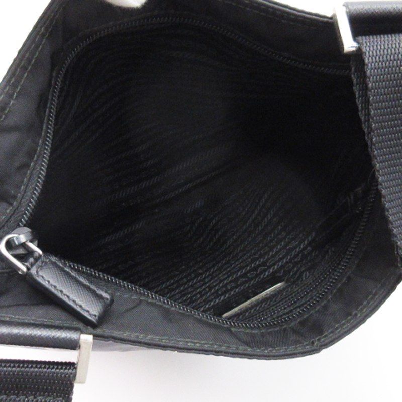 プラダ PRADA 三角プレート ナイロン ショルダーバッグ サコッシュ