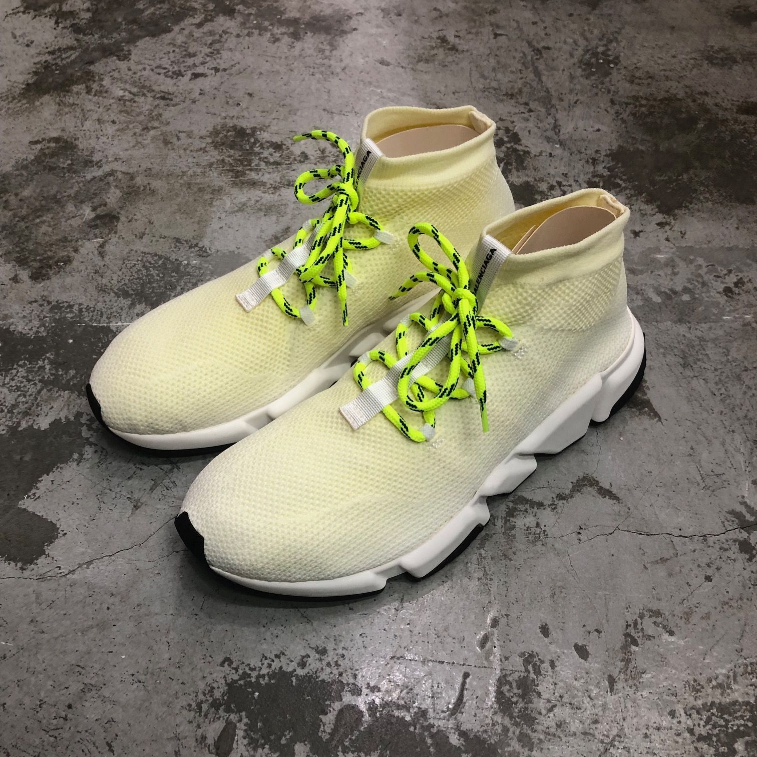 BALENCIAGA Speed Trainer スピードトレーナー ソックススニーカー ネオンカラー バレンシアガ 42 75825A2 - メルカリ