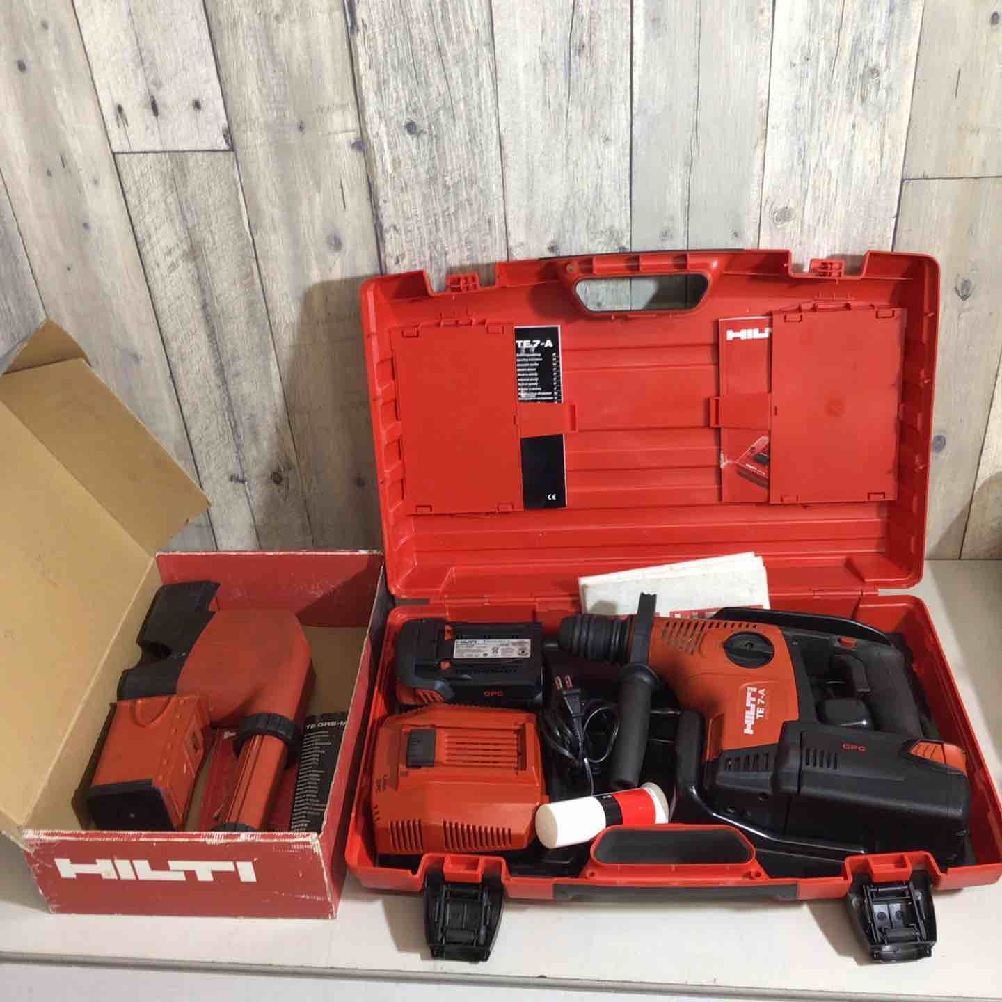 ヒルティ HILTI コードレスハンマドリル TE7-A 集じんシステム付き TE DRS-M 戸田店