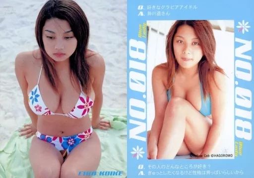 中古】コレクションカード(女性) 018 ： 小池栄子/小池栄子