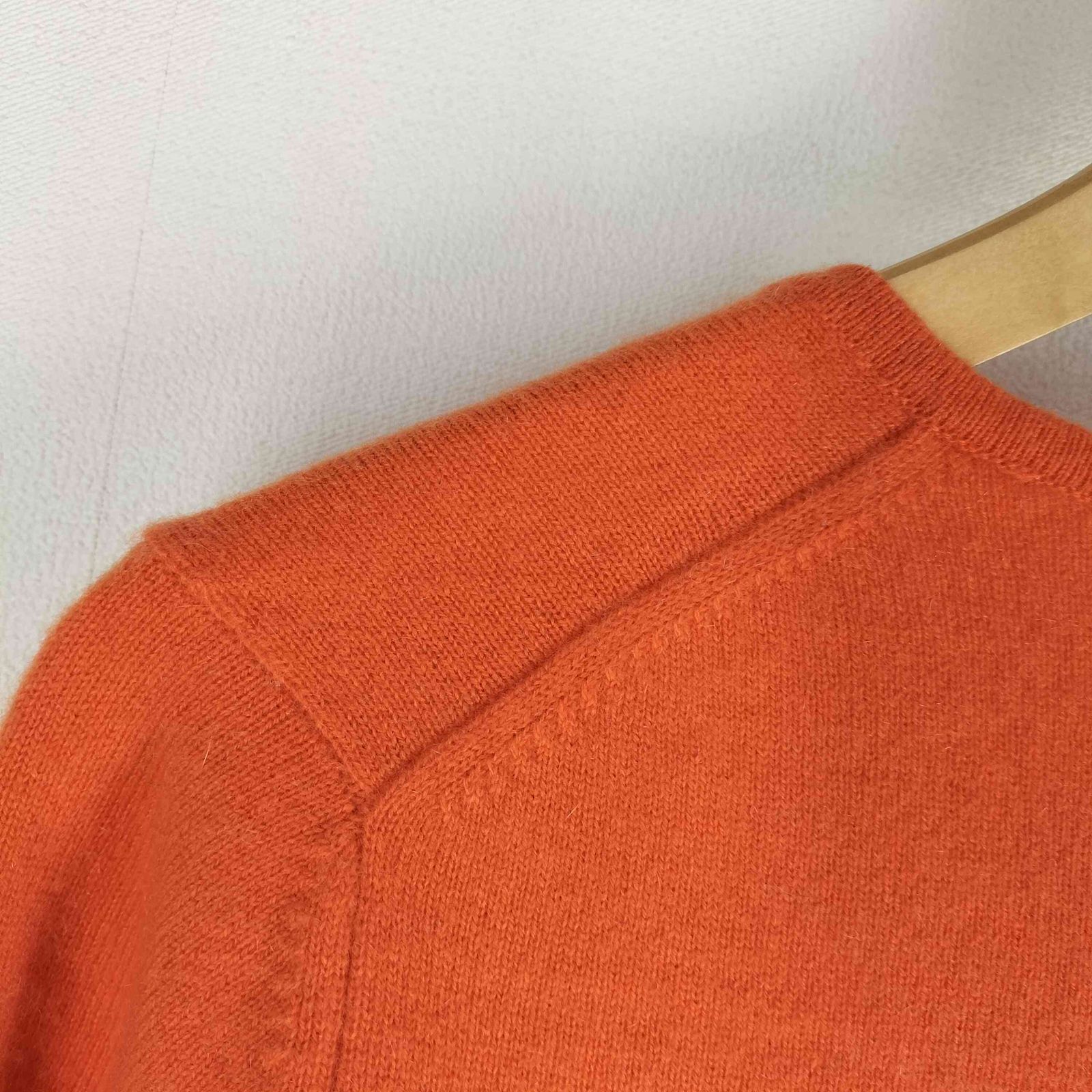 DAMAcollection(ダーマコレクション) 半袖セーター サイズ1 S レディース - ベージュ Vネック DAMAcollection(ダーマコレクション) 半袖セーター サイズ1 S