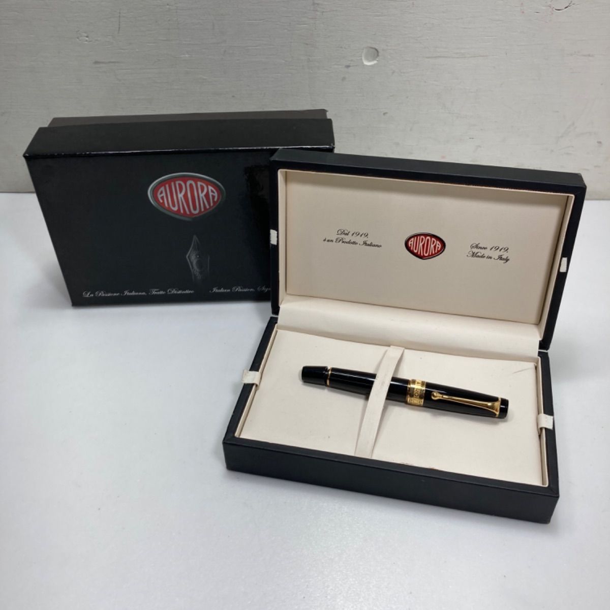 ☆AURORA アウロラ ペン先 14K/585 万年筆 ケース入り イタリア製 