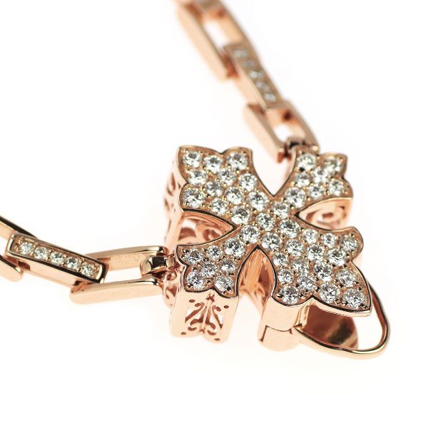 ゆきざき K18PG ダイヤモンド ネックレス 1.42ct REGALIA