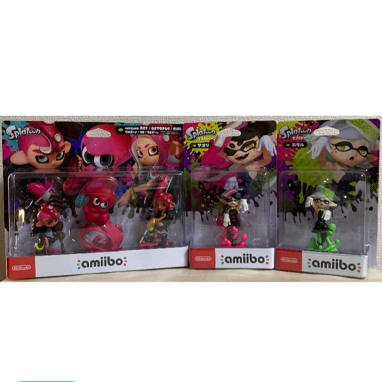 amiibo アミーボ スプラトゥーンシリーズ (トリプルセット、アオリ 