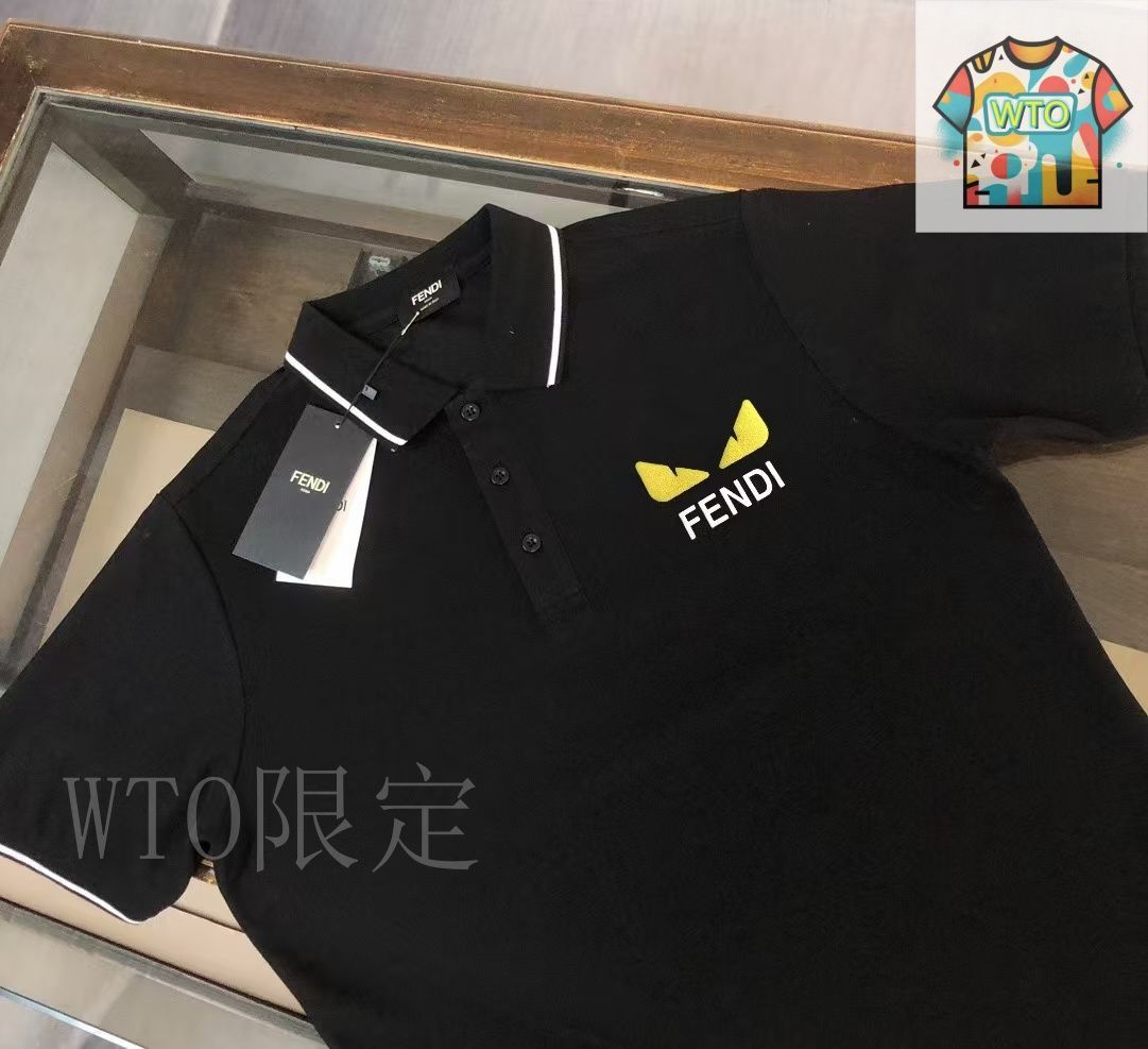 今日 FENDI フェンディ メンズ ラフィットポロ 2025 春夏-3