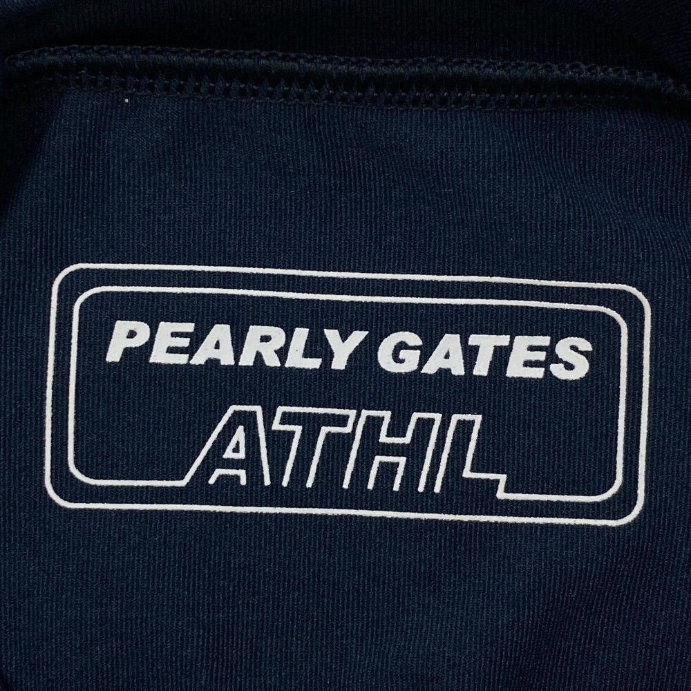 サイズ：1 PEARLY GATES パーリーゲイツ  モックネック長袖インナーTシャツ  ネイビー系 [240101445454] ゴルフウェア レディース ストスト 楽天市場】PEARLY GATES パーリーゲイツ モックネック 長袖 T