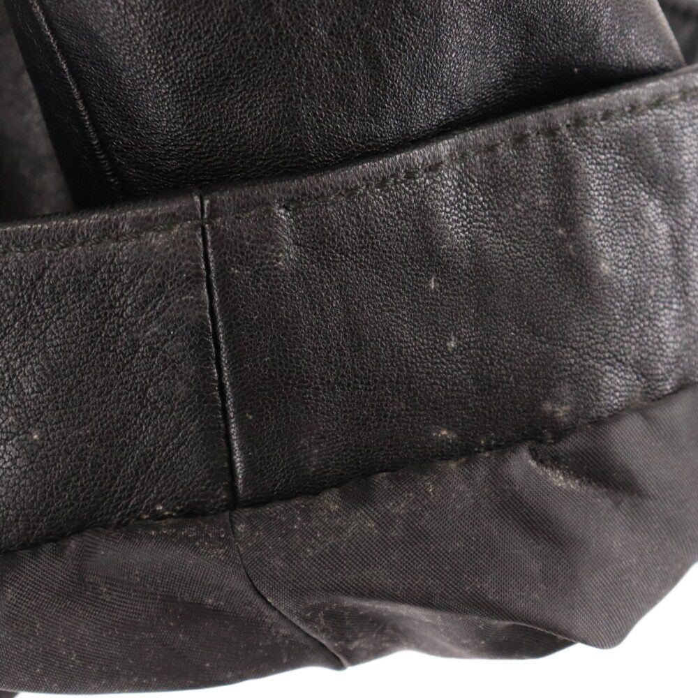 COACH (コーチ) LEATHER RACER JACKET レザー レーサー シングル