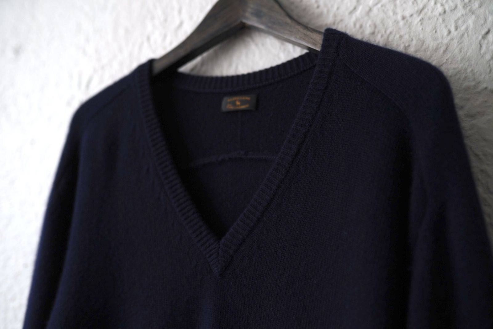22AW V/N SWEATER カシミヤ度詰Vネックニットセーター / MAATEE&SONS 