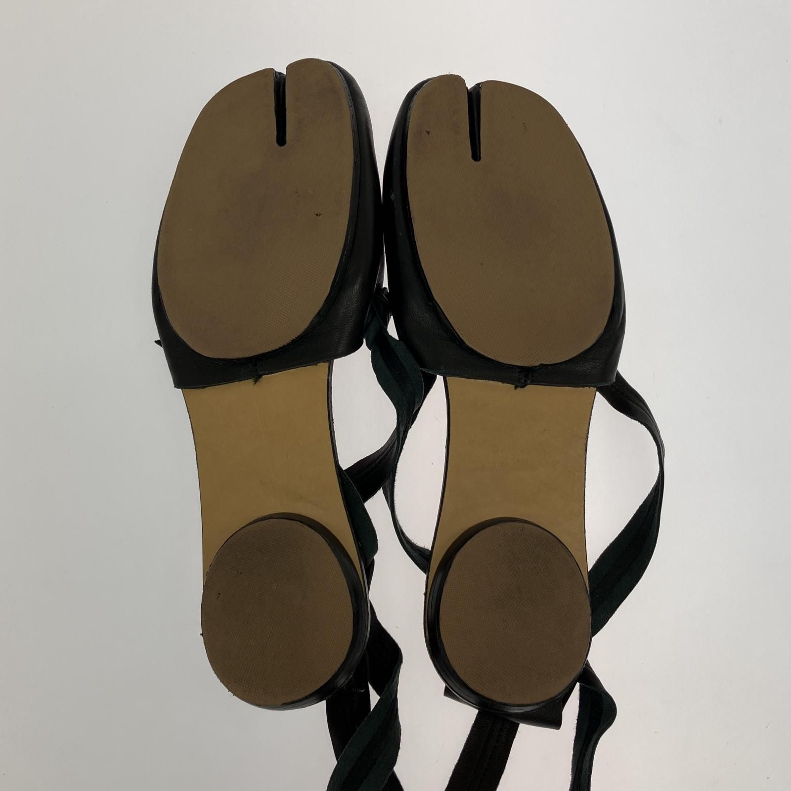 MAISON MARGIELA バックストラップバレエシューズ ブラック