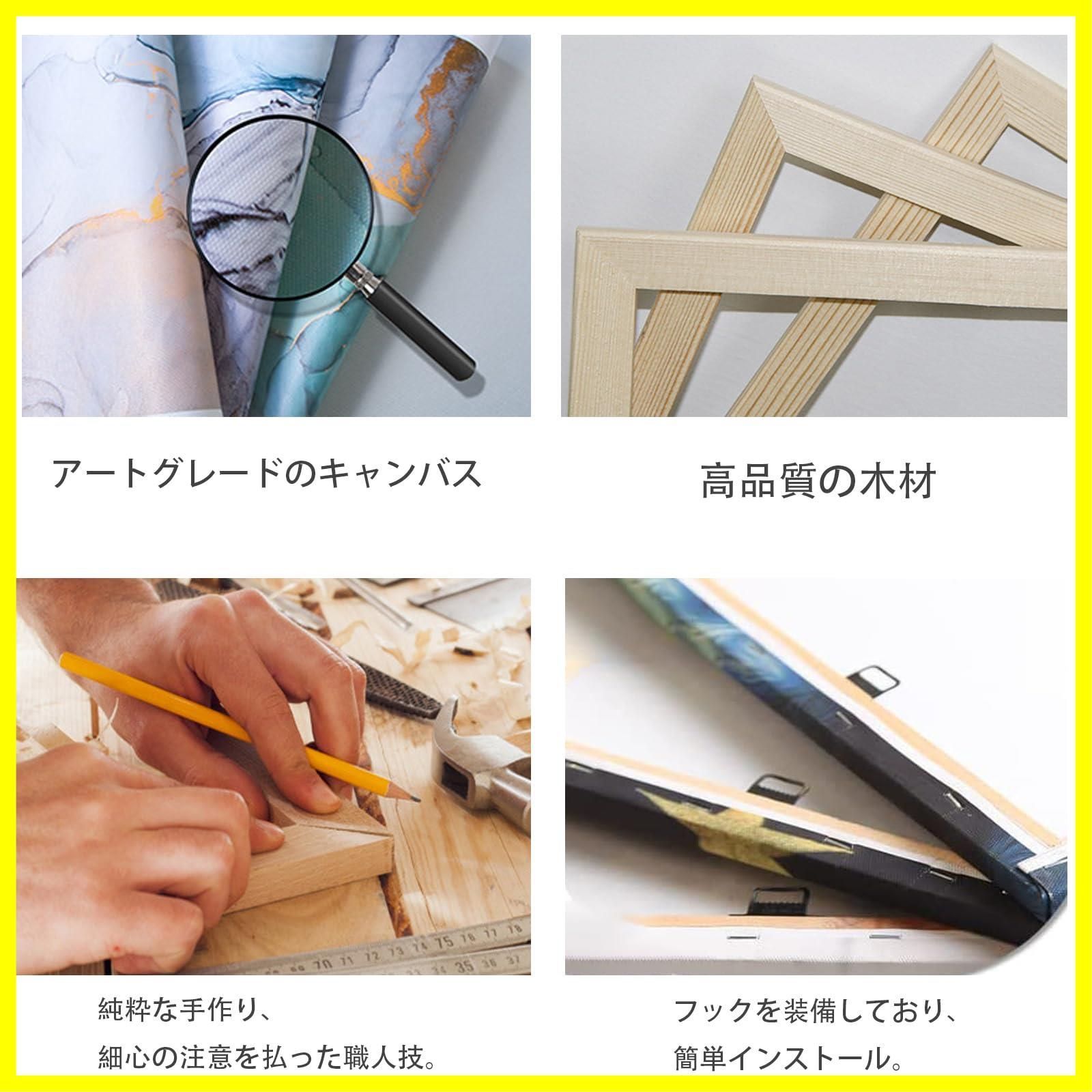 【在庫処分】北欧幾何学ポスター3) (30X40cmX3pcs 木枠完成品 ポーチ装飾 リビングルーム 寝室 壁掛け ソファ背景絵画 装飾絵画 ポスター ウォールアート 幾何学模様 丸葉 レトロ柄 北欧 3枚 アートパネル